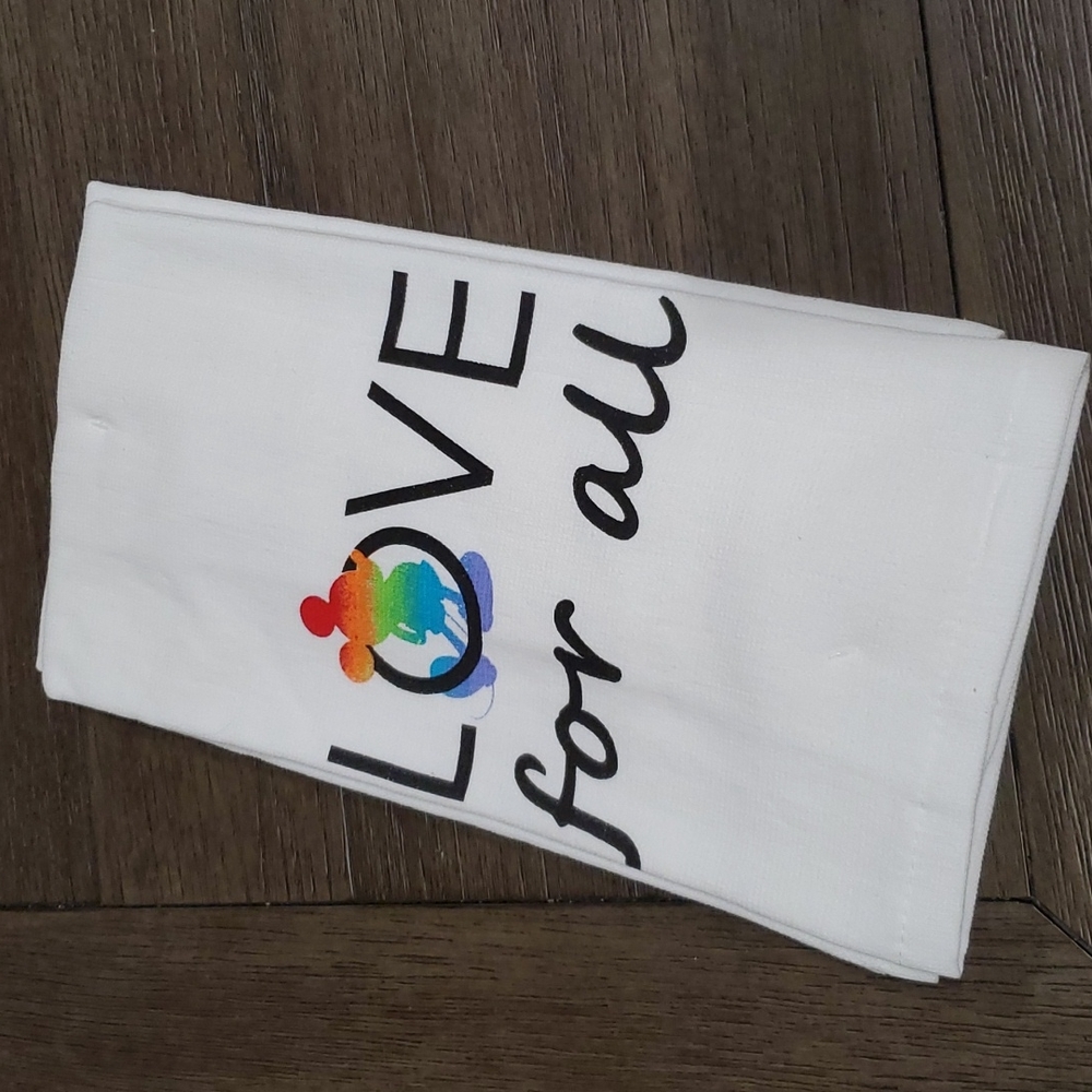 Disney Pride Collection Love for All 2 Pk Kitchen Towels